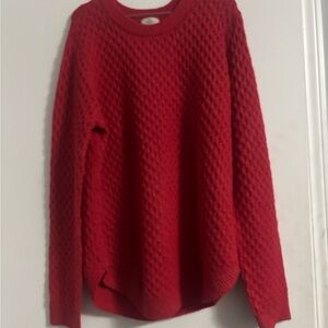 Women's Red Sweater